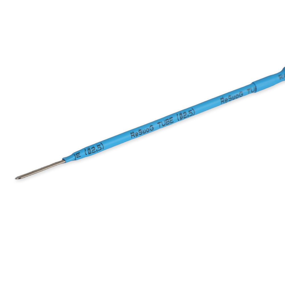 Cuchilla electroquirúrgica de acero inoxidable de cabeza plana de 140 mm