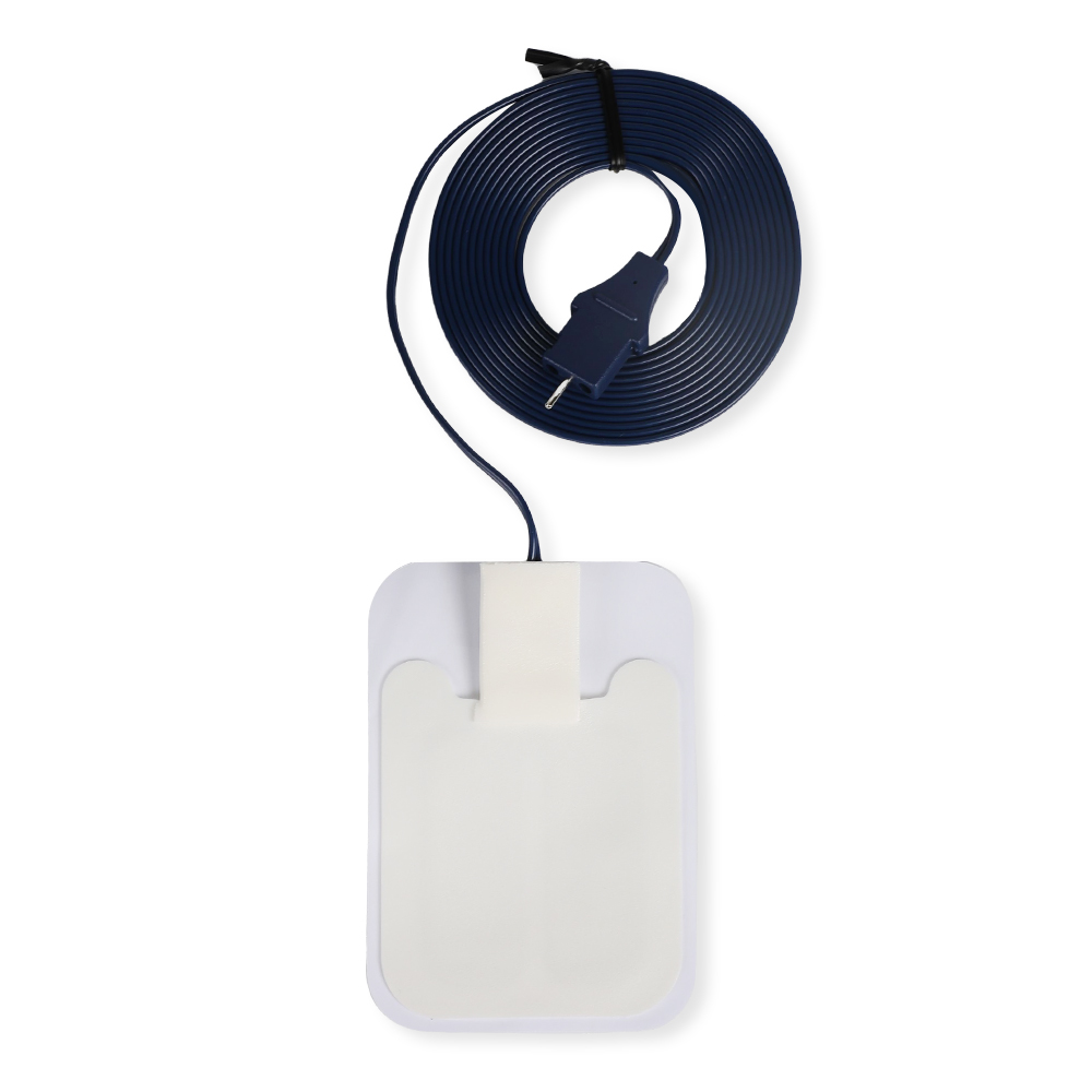 Placas de electrodos neutros desechables con cable verticales de dos etapas para niños