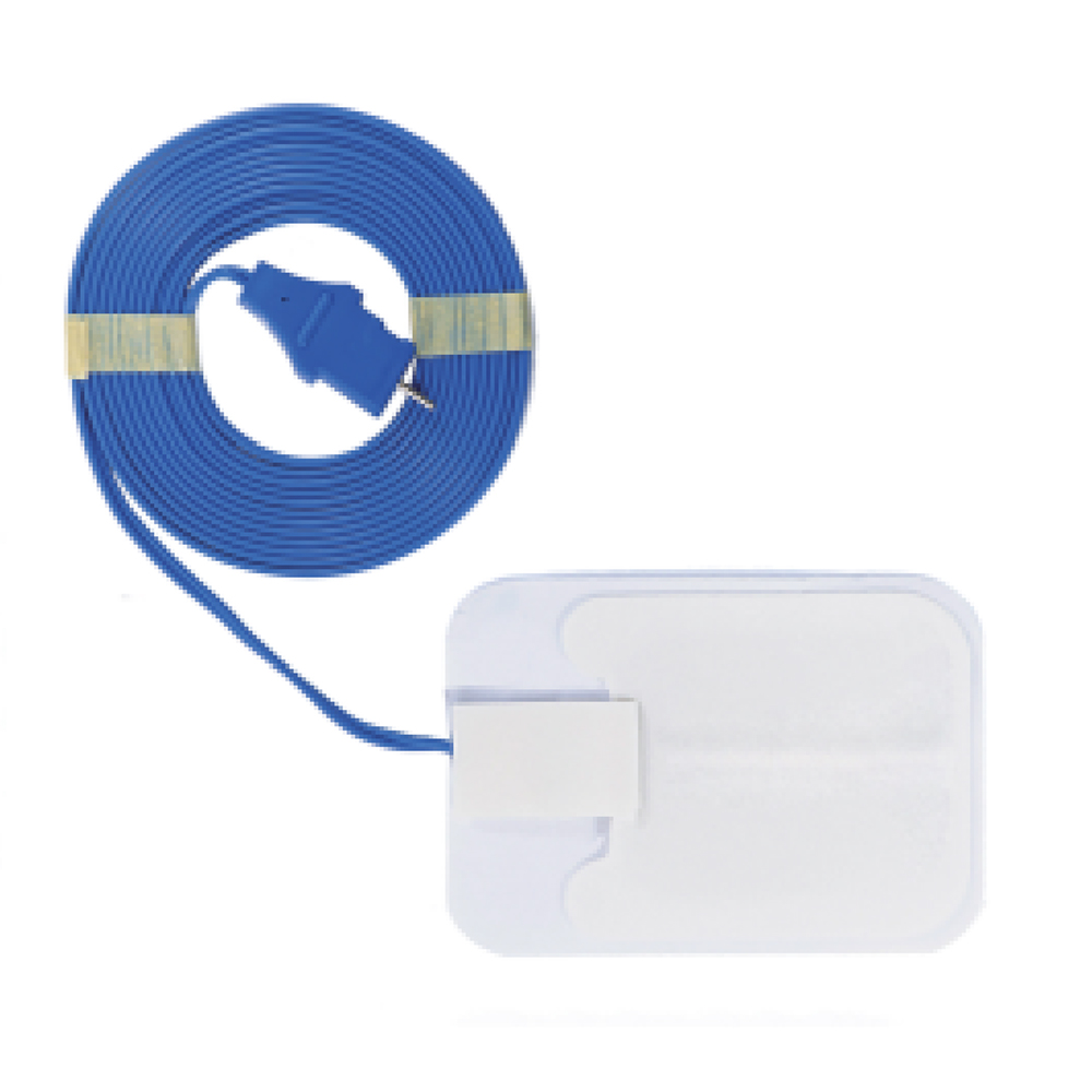 Placas de electrodos neutros desechables con cable verticales de dos etapas para bebés