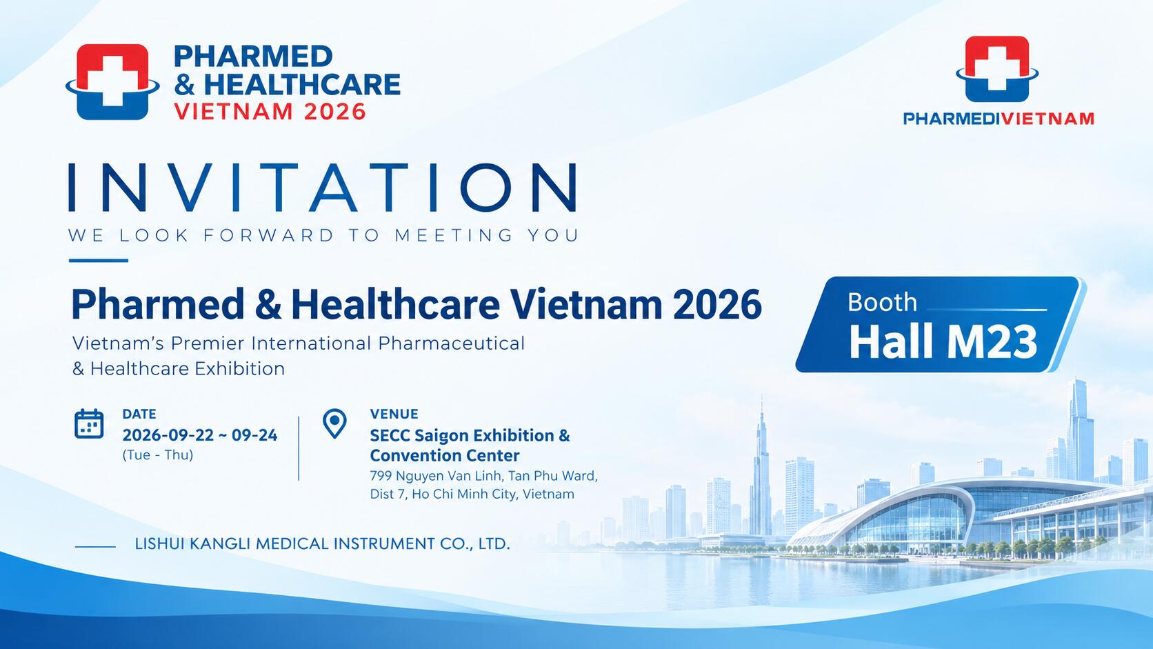 Invitación a Pharmad & Healthcare Vietnam 2026